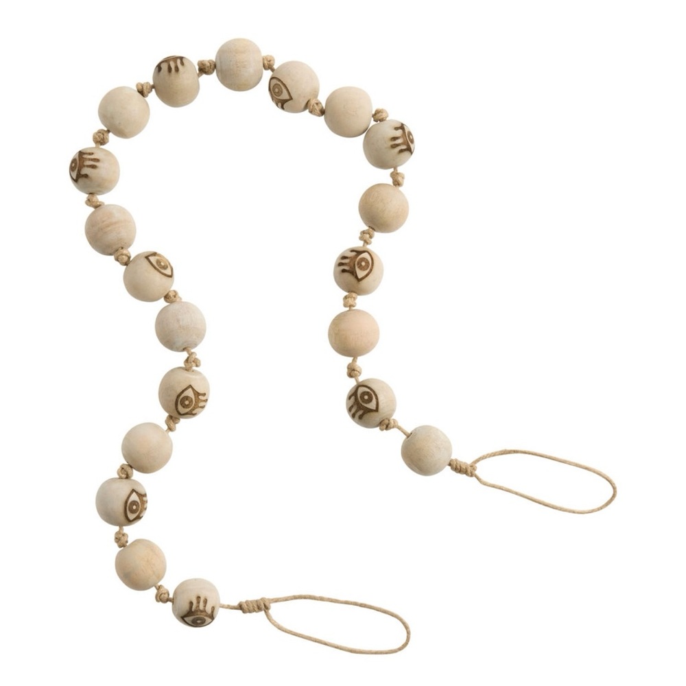 World Market Evil Eye Wooden Bead Decor